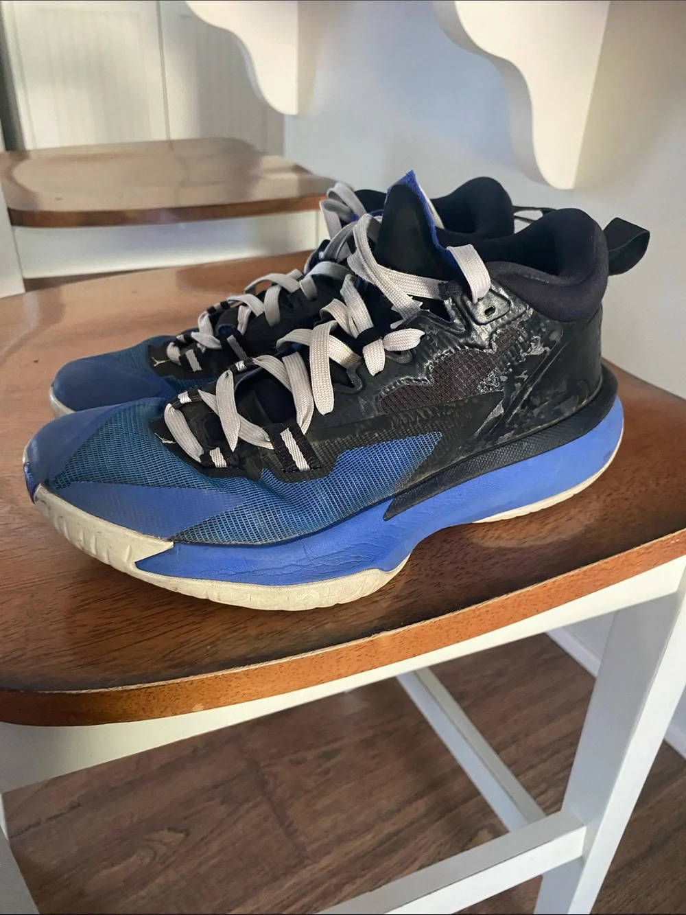 Jordan Kids Basketball Sneakers - Blue and Black